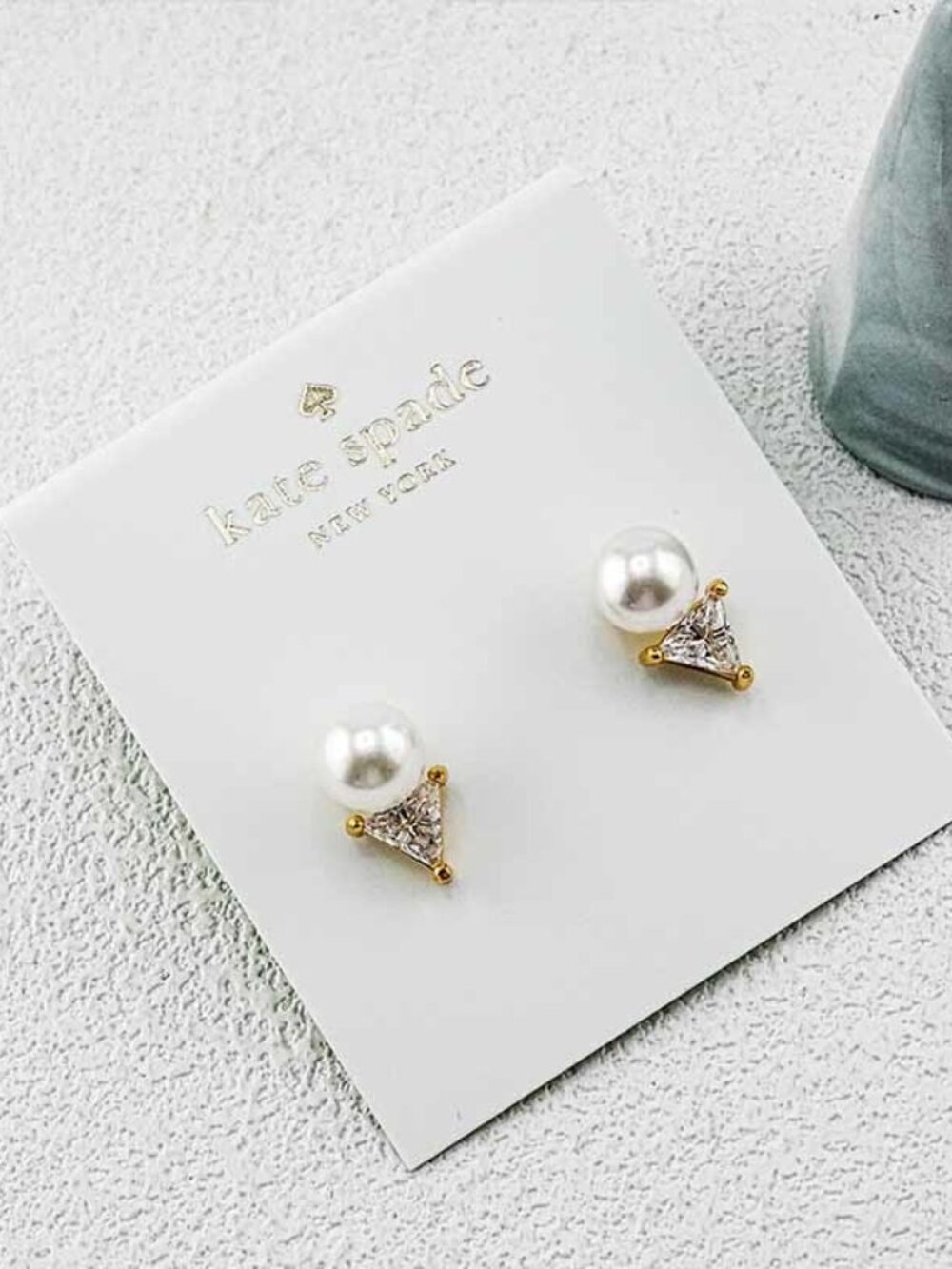 Kate Spade Pearl Inlaid Stud Earrings
